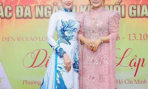 Á hậu Nguyễn Thị Trúc Linh nhận vinh danh tại Đại hội Doanh nhân Việt Nam 2023 