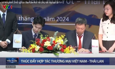 VTV1 đưa tin Tập đoàn ST Kingdom ưu tiên thu hút nhà đầu tư Việt Nam tại dự án Sân bay Sam Roi Yot