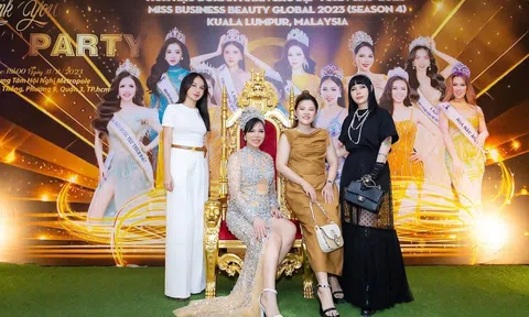 Á hậu 1 Nguyễn Ngọc Ánh khoe vẻ đẹp quý phái tại thanks party Hoa hậu Doanh nhân Sắc đẹp Toàn cầu 2023