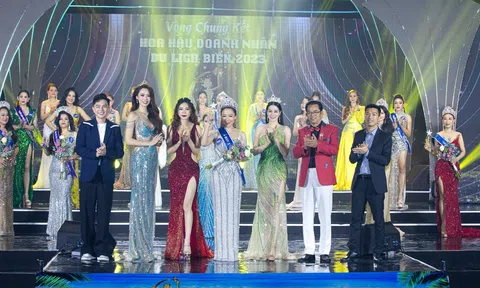 Tân Á hậu 1 cuộc thi Hoa hậu Doanh nhân Du lịch Biển 2023 là doanh nhân Võ Thị Hương